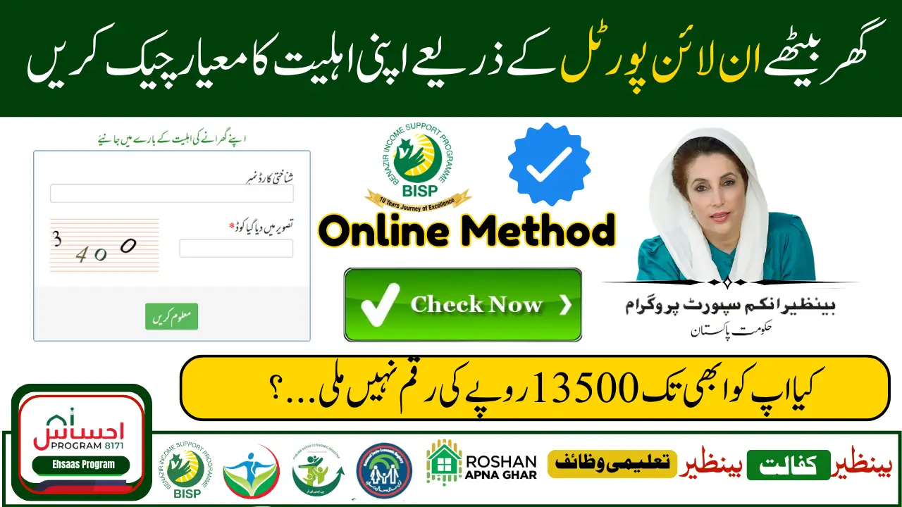 How To Check BISP 8171 Eligibility Through SMS Portal
