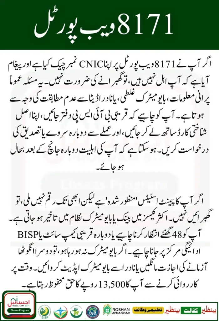 8171 Web Portal Payment Verification in 2025 Using CNIC – Full Step by Step Guide