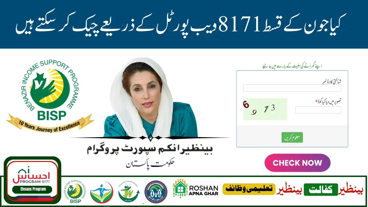 BISP 8171 Web Portal Payment Verification Using CNIC