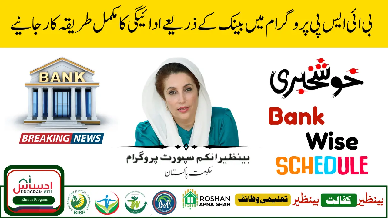 BISP 8171 Program 2025 Installment Schedule Bank-Wise System Upgrade – Complete Guide for Eligible Women