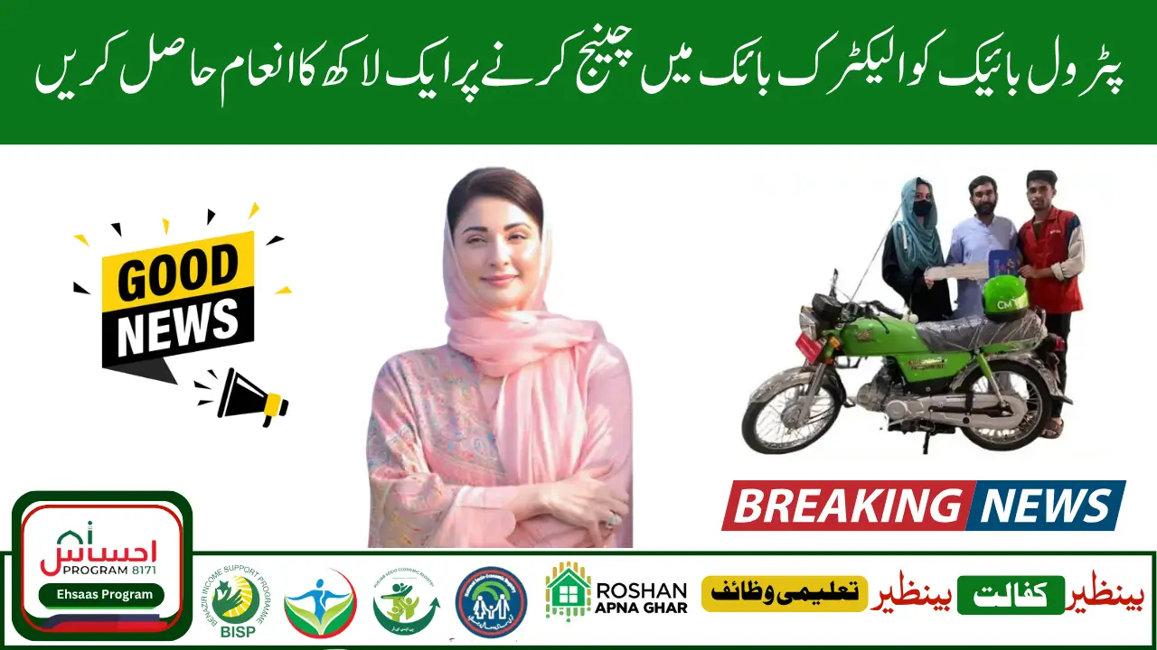 Convert Petrol Bike to Electric – Earn Rs. 100,000 Through Punjab’s Green Credit Program 2025