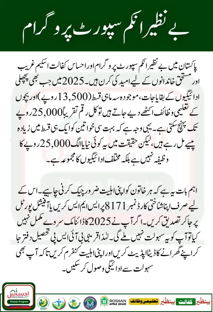 Ehsaas Program 25000 CNIC Check 2025 — CNIC Confirmation, Eligibility & How to Receive