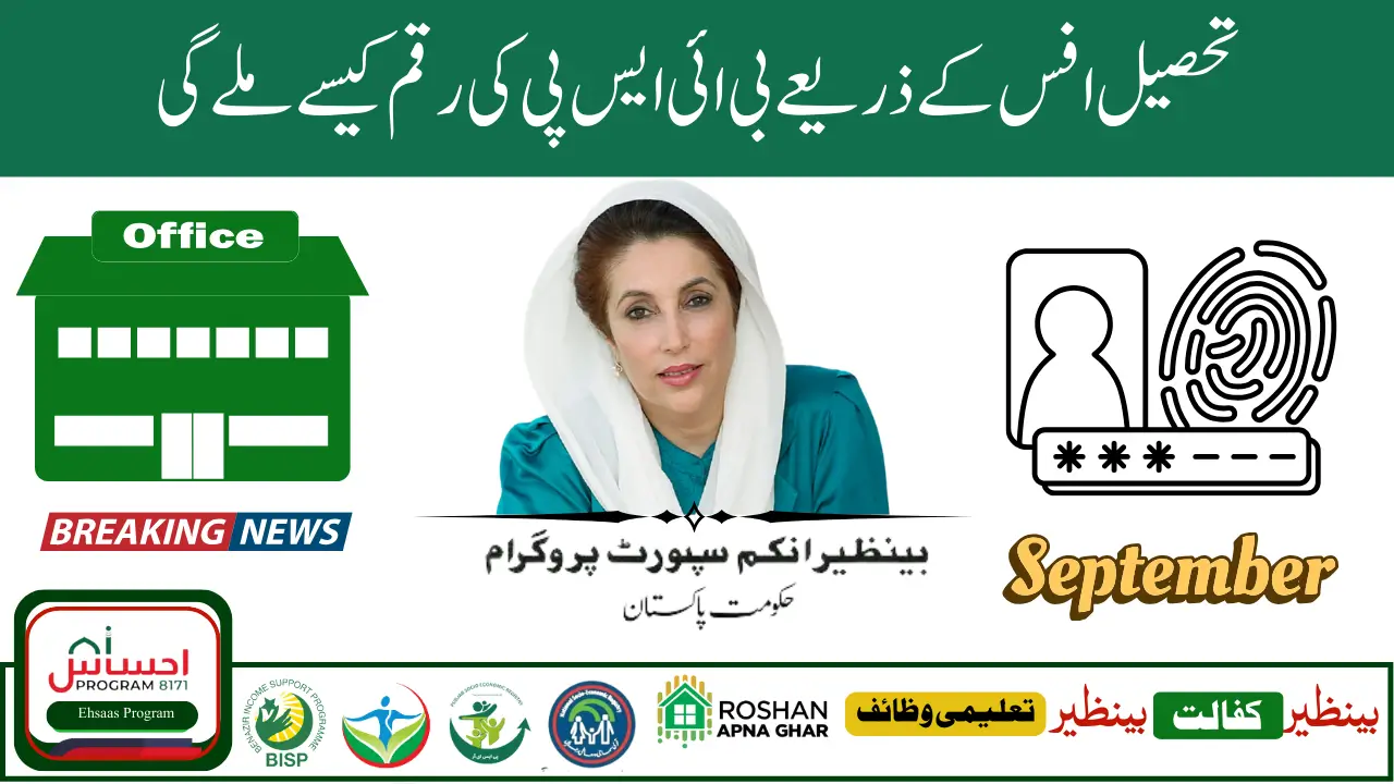 How Tehsil Offices Support BISP Payment Distribution Across Pakistan