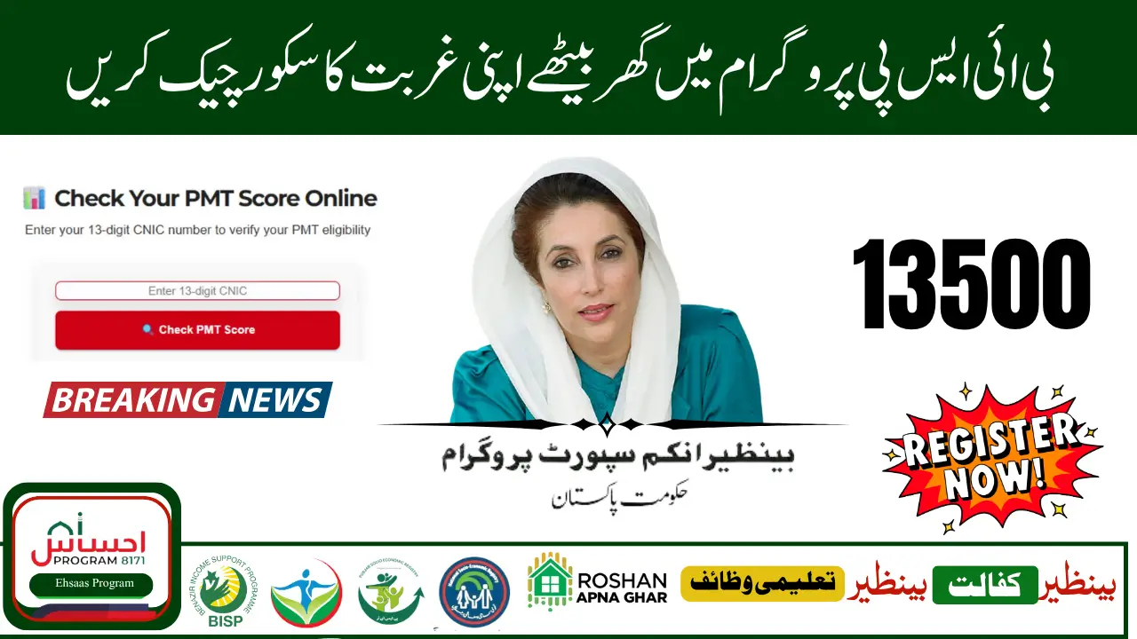 BISP PMT Score by CNIC