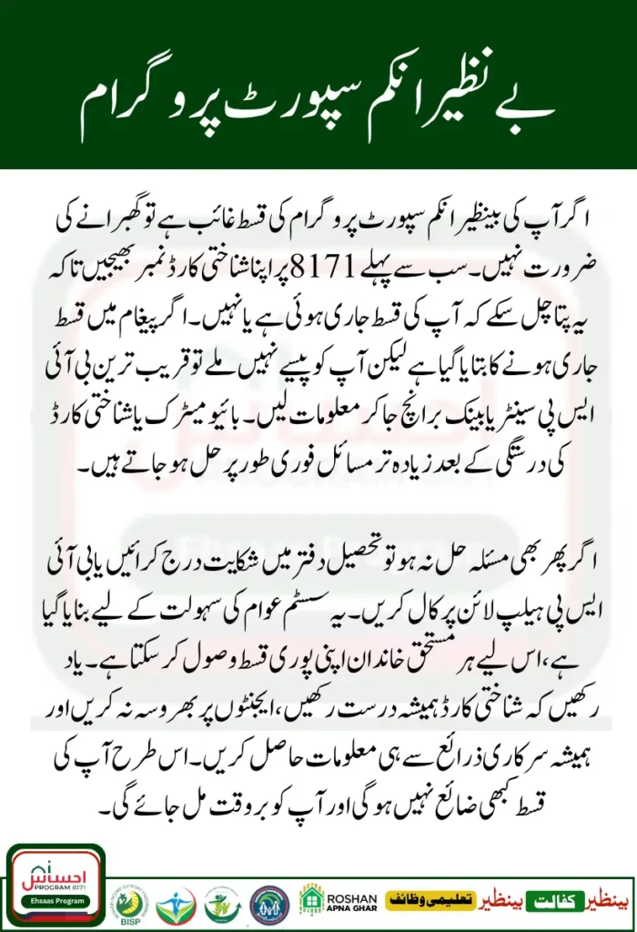 What to Do If Your BISP Payment Is Missing Quick Fixes