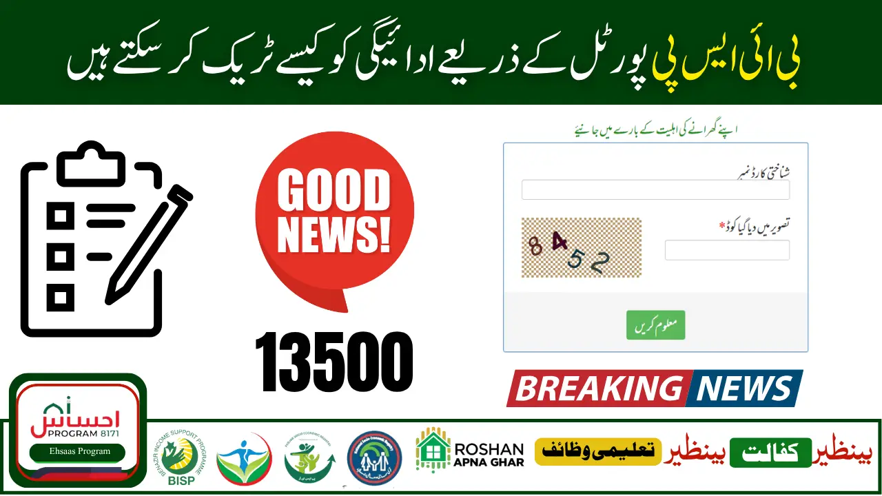 BISP Tracking Portal 2025 Restored Check Payment Status Online
